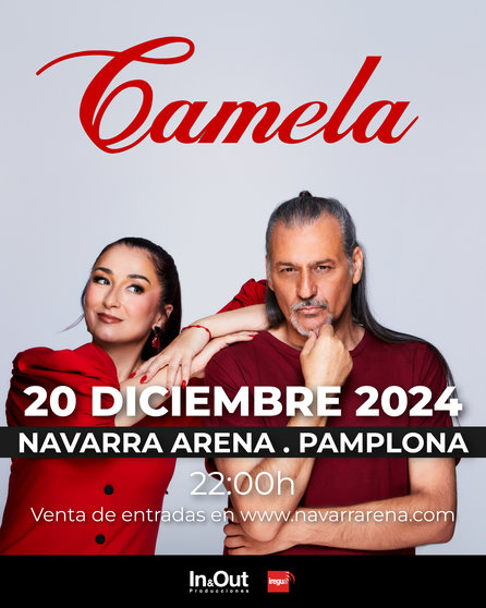 Cartel CAMELA Navarra Arena