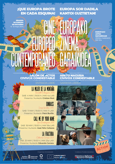 Cartel del ciclo de cine de la Semana de Europa. GN