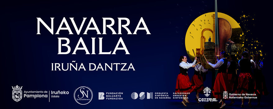 Mañana salen a las venta las localidades del espectáculo 'Navarra Baila-Iruña Dantza' programado para el 30 de junio. Baluarte
