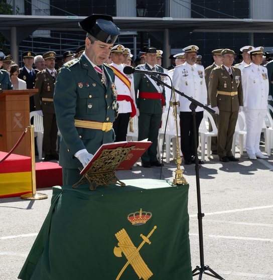 El director general de la Guardia Civil preside en Cádiz el 180 aniversario del Cuerpo y la toma de posesión del jefe de la Comandancia. GUARDIA CIVIL