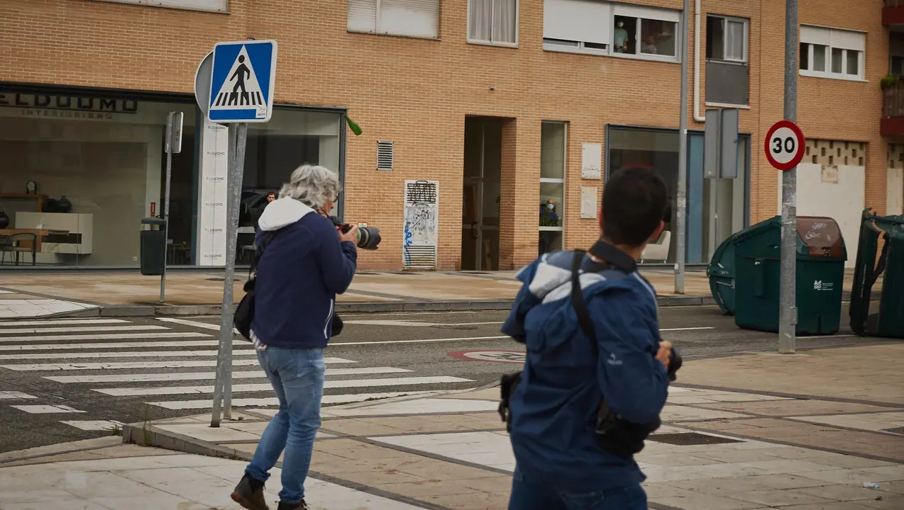 Disturbios en el barrio de la Rochapea por el desalojo del gaztetxe ubicado en el mismo barrio.