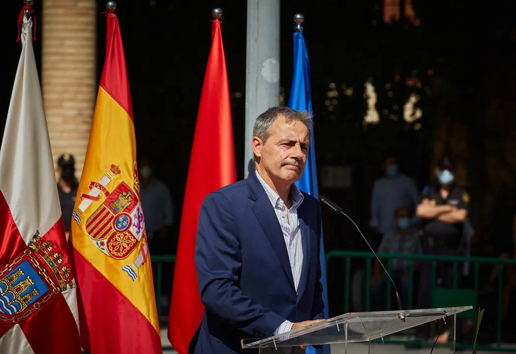 Inauguraci&oacute;n de la escultura 'El abrazo de Tudela' en la capital ribera. 