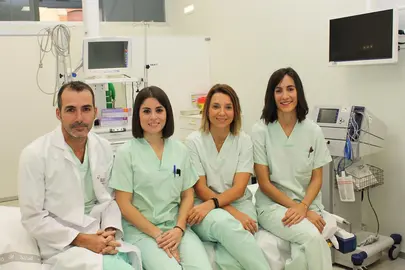 De izquierda a derecha: I&ntilde;aki Fern&aacute;ndez-Urien, Elisa Mart&iacute;nez, Silvia Aguirre y Arantzazu Marco.GN