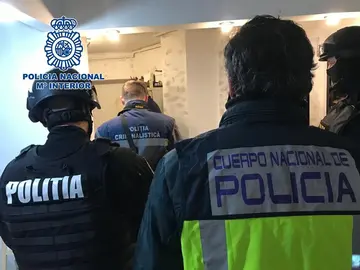 POLICIA RUMANA Y POLICIA NACIONAL