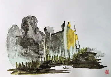 Pintura Paisajes Orientales, Pepe Iglesias