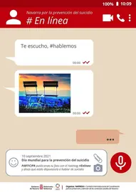 CARTEL PRESENTACI&Oacute;N CAMPA&Ntilde;A EN L&Iacute;NEA - castellano