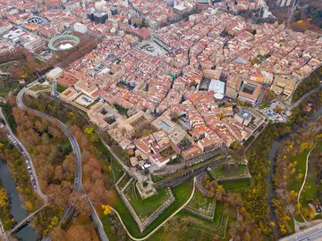 Pamplona vista a&eacute;rea.
AP
