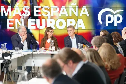 ANF en Comit&eacute; de Campa&ntilde;a.
Cedida