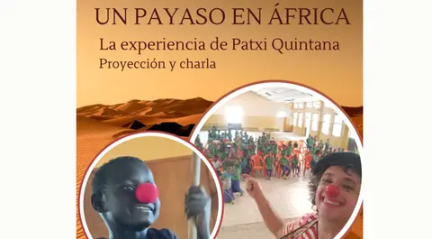 Conferencia: Un payaso en &Aacute;frica en la Biblioteca P&uacute;blica de Txantrea. AP