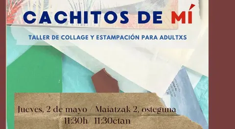 Taller. Cachitos de m&iacute;. Biblioteca P&uacute;blica de Txantrea. AP