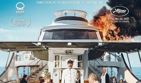 Ver, o&iacute;r, aplaudir. Proyecci&oacute;n cinematogr&aacute;fica. &lsquo;El tri&aacute;ngulo de la tristeza&rsquo;, de Ruben &Ouml;stlund. Civivox Iturrama. AP
