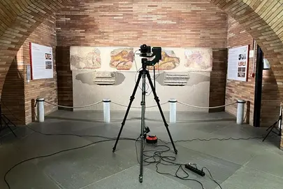 Preparaci&oacute;n de la visita virtual del Museo Nacional de Arte Romano de M&eacute;rida. POOL MONCLOA