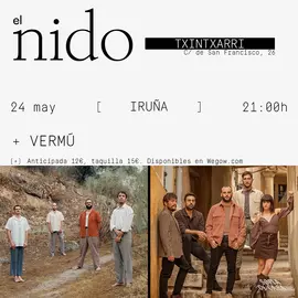 Grupo burgal&eacute;s El Nido.
Cartel.