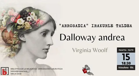 Animaci&oacute;n a la lectura. Club de lectura en euskera. &ldquo;Dalloway andrea&rdquo;, de Virginia Wolf. Biblioteca P&uacute;blica de Milagrosa. AP