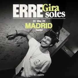 ERRE regresa a Madrid, su ciudad adoptiva, para cerrar la GiraSoles, donde interpretar&aacute; el repertorio de su reciente &uacute;ltimo &aacute;lbum "87 melod&iacute;as". INNERCIA
