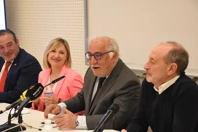 Agramonte, L&oacute;pez, Navarro y Boulander, durante la jornada. GN