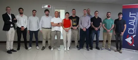 Representantes de empresas navarras participantes en la misi&oacute;n. GN