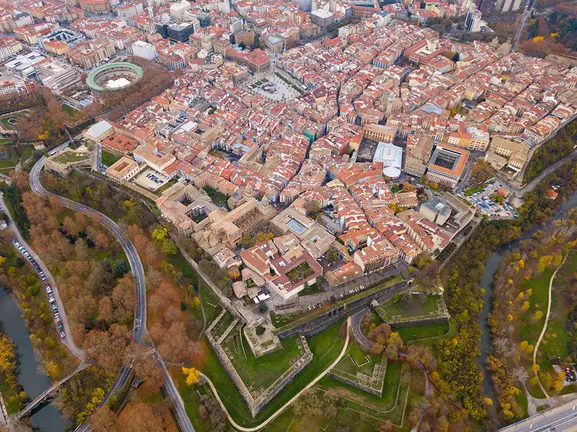 Pamplona vista a&eacute;rea.
AP