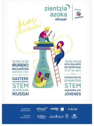 Cartel evento Feria Tecnociencia 2024. BALUARTE