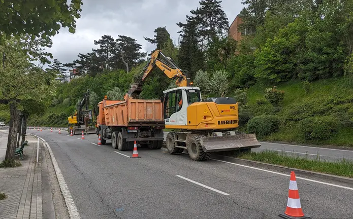 Las obras de Beloso obligan a cortar los dos carriles de subida este domingo, de forma que solo habr&aacute; un carril de subida hacia Pamplona y otro de bajada hacia Burlada. AP