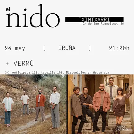 Grupo burgal&eacute;s El Nido.
Cartel.