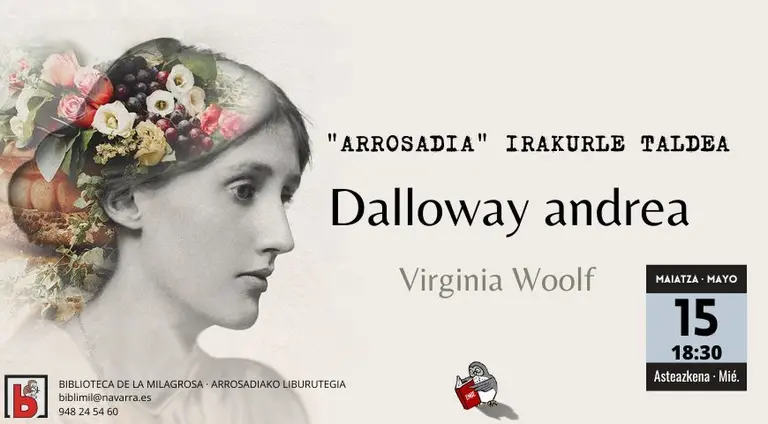 Animaci&oacute;n a la lectura. Club de lectura en euskera. &ldquo;Dalloway andrea&rdquo;, de Virginia Wolf. Biblioteca P&uacute;blica de Milagrosa. AP
