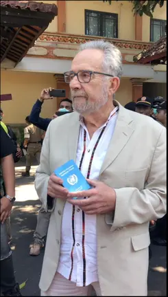Pedro Arrojo Agudo, Relator Especial sobre los derechos humanos al agua potable y al saneamiento. Cedida