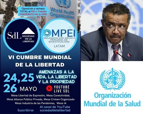 VI CUMBRE MUNDIAL DE LA LIBERTAD. Cedida