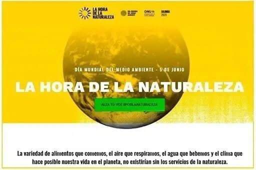 Cartel LA HORA DE LA NATURALEZA