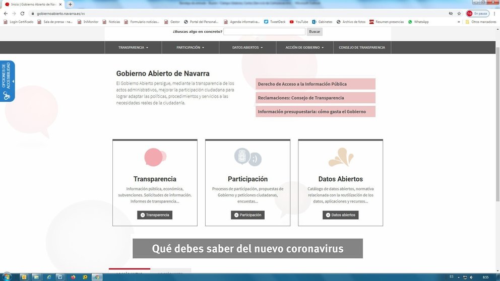 WEB Gobierno Abierto 