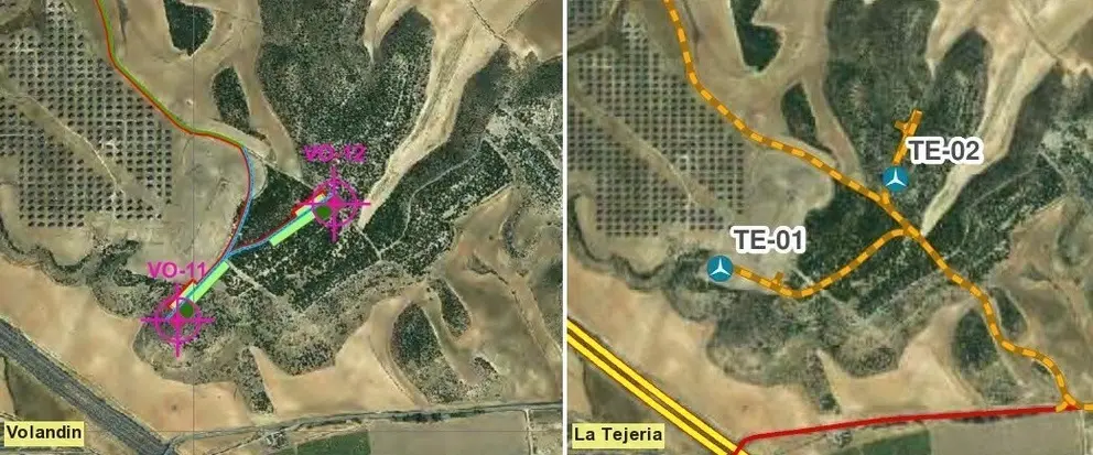 2-Tejeria y Volandin en misma localizacion