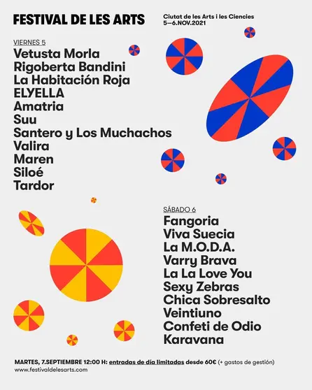 Cartel Festival de les Arts