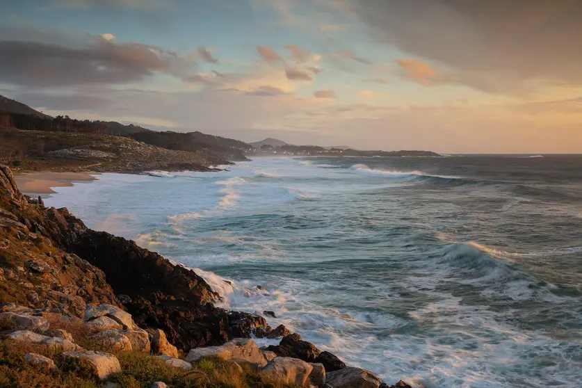 atardecer-mar-porto-do-son-galicia-espana