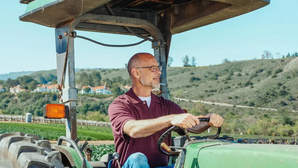 Agricultor.
Pexels