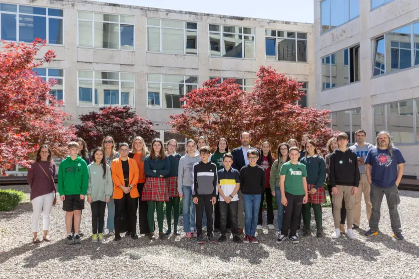 Estudiantes que participaron en la final del concurso celebrado en la Universidad de Navarra.
Cedida