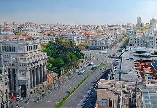 Calle Alcalá.
Galería de arte Herraiz