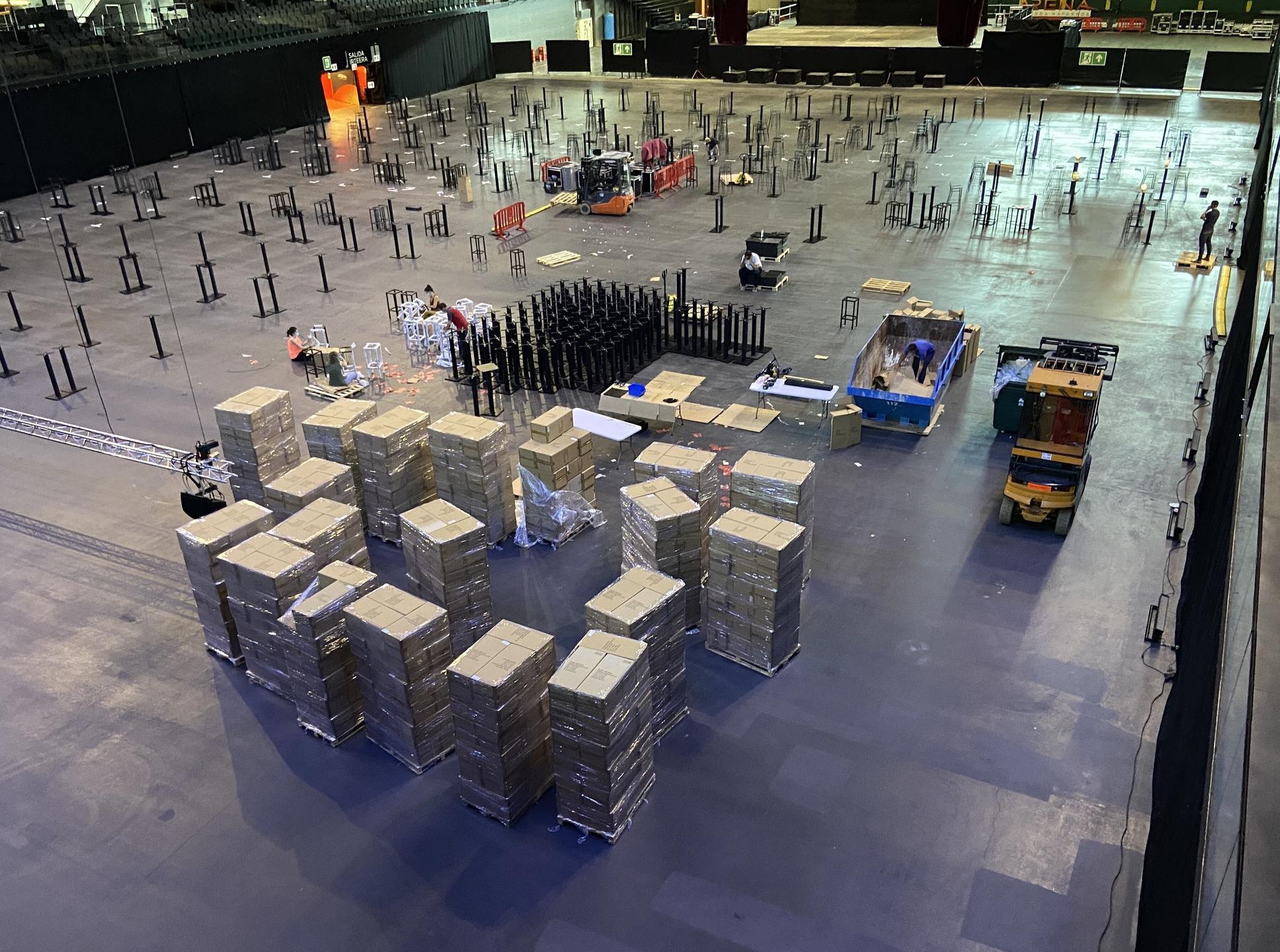 Imagen montaje Arena