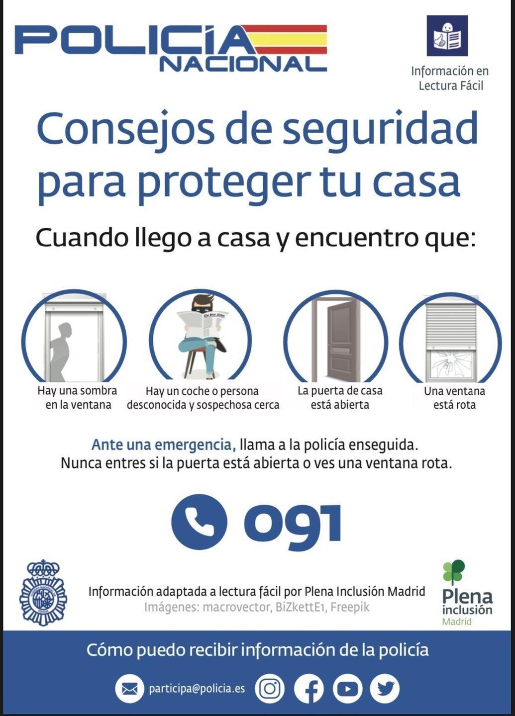 Cominicado de prensa Policía Nacional - Consejos robos en viviendas