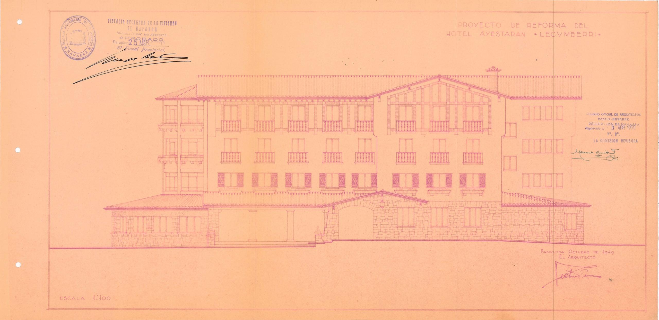 Hotel Ayestarán de Lekunberri de Víctor Eusa