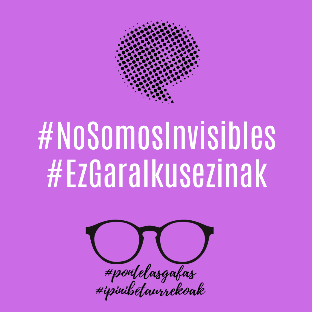 #NoSomosInvisibles #EzGaraIkusezinak