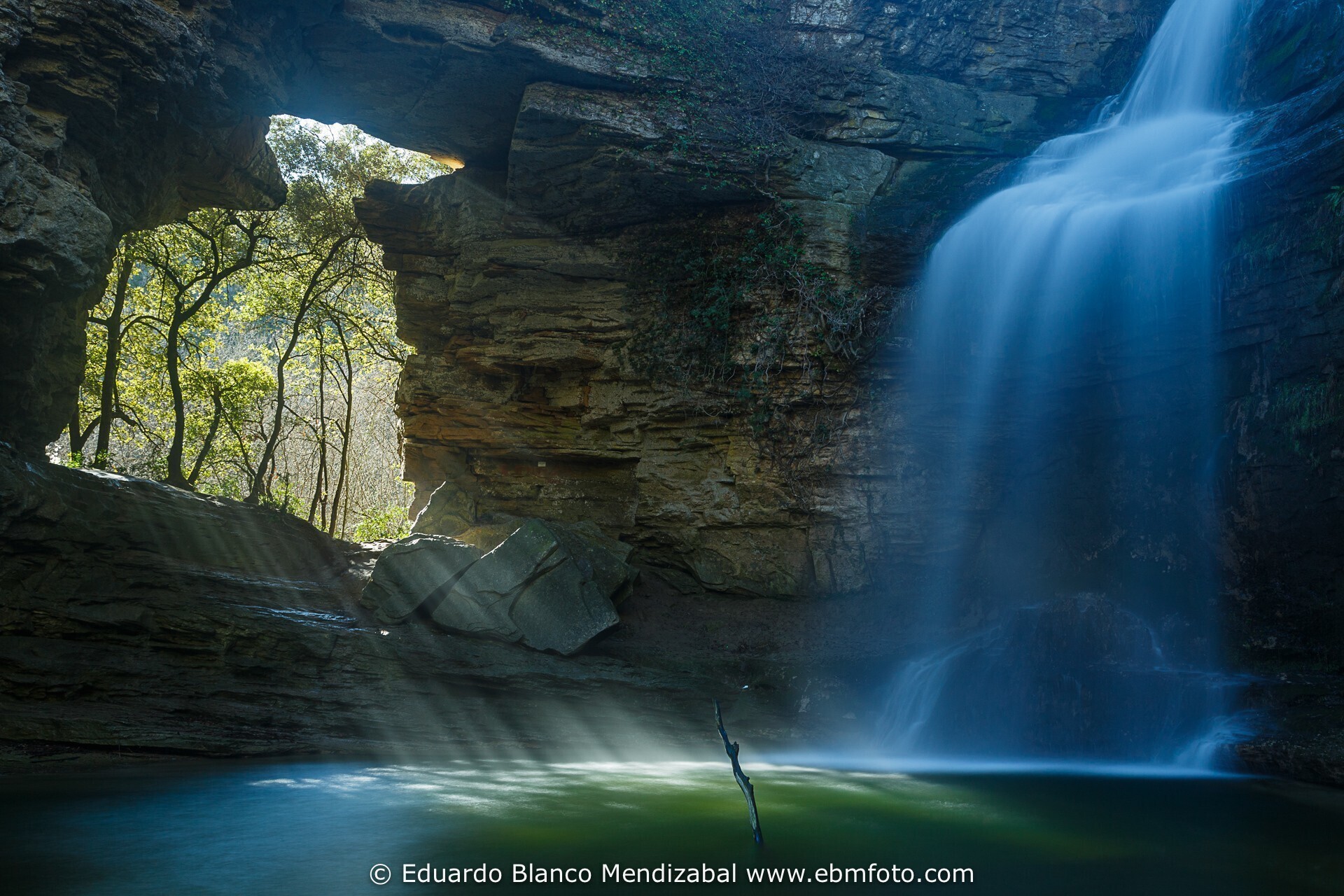 Foradada waterfall. Cantonigros village. Cataluña. Spain