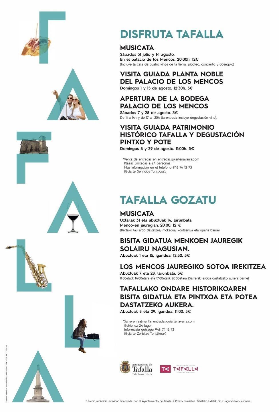 Fwd Nota de prensa Actividades Turísticas Tafalla verano 2021