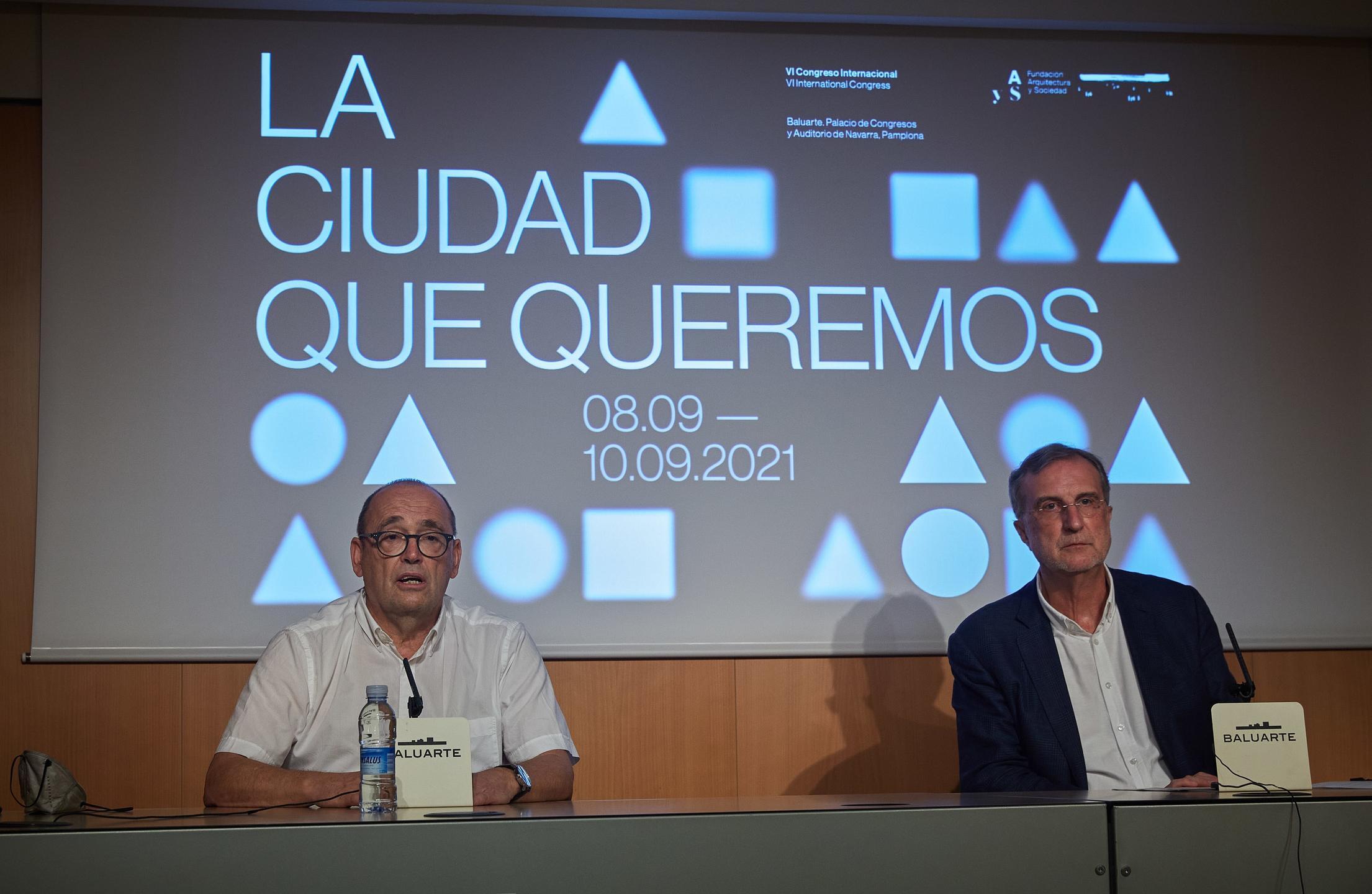 Celebración del VI Congreso internacional de Arquitectura de Pamplona.